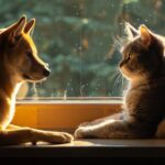 cat biting on other cats neck